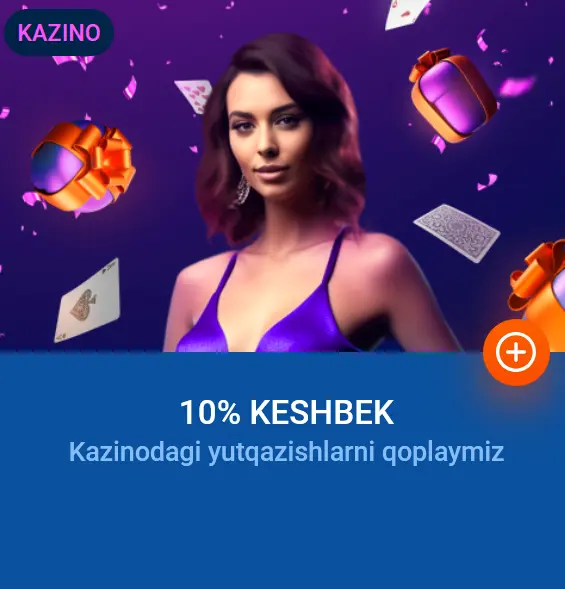 Ўзбекистонда 10% Кешбек Мостбет