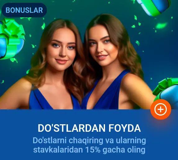 Дўстларингизни Mostbet га таклиф қилинг ва улар билан пул ишланг! Дўстларингизни Mostbet га таклиф қилинг ва улар билан пул ишланг!
