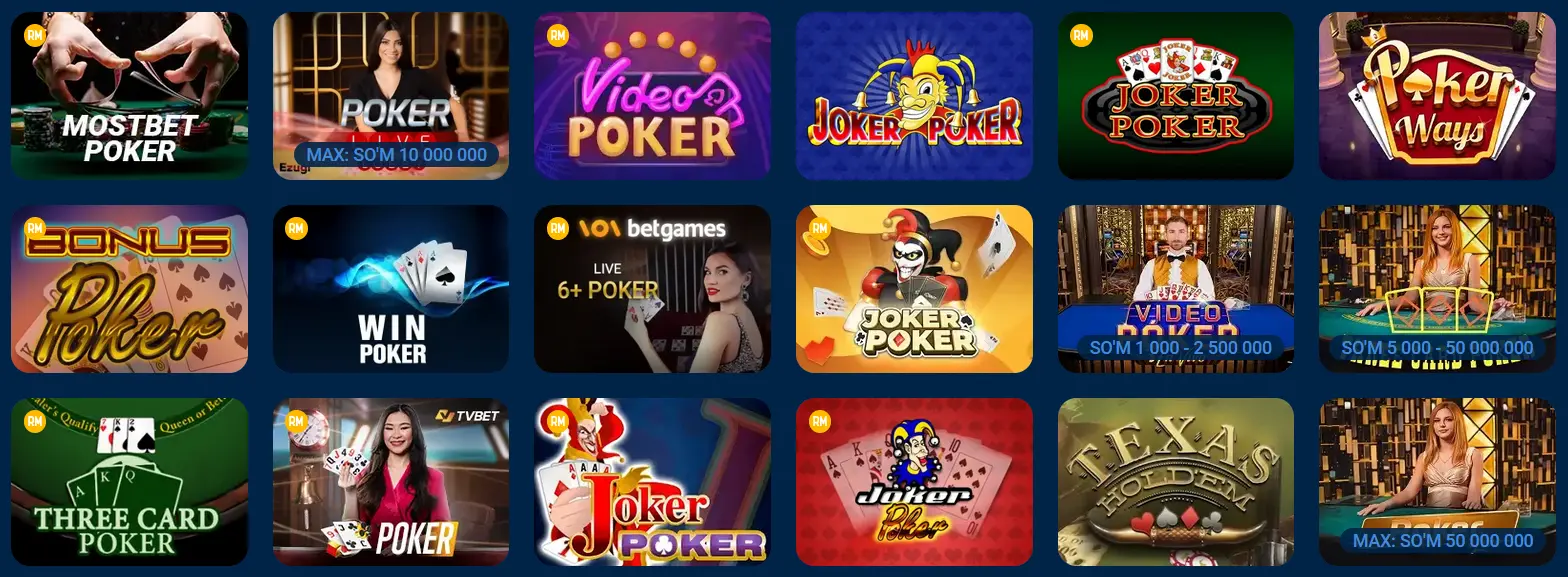 Mostbet да Покер Mostbet да Покер