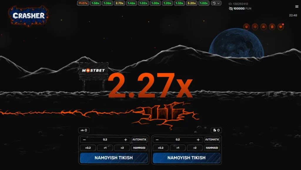 Crasherда мағлубият Crasherда мағлубият