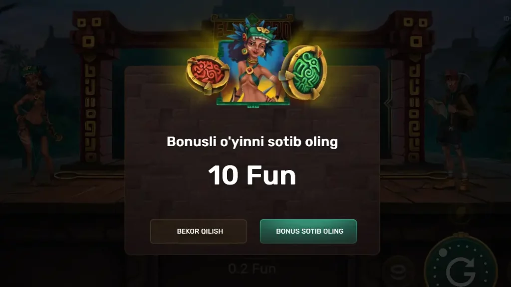 El Dorado бир бонус сотиб олиш