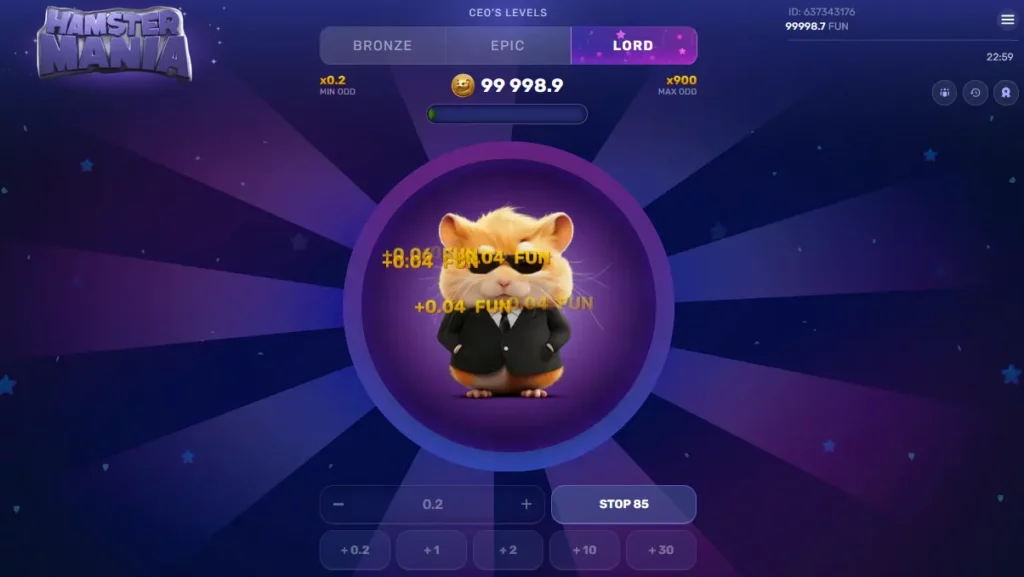 Hamster Mania уясидаги ўйин Hamster Mania уясидаги ўйин