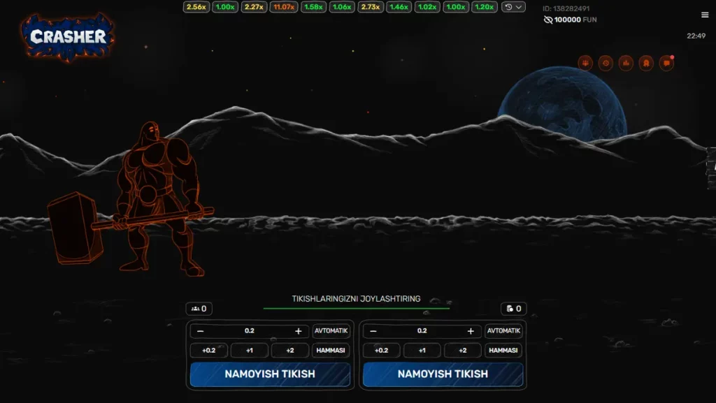 Мостбетдаги Crasher Мостбетдаги Crasher